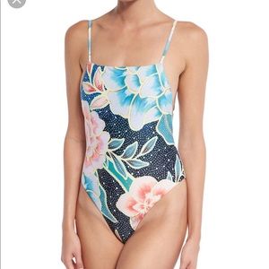Mara Hoffman Arcadia floral one piece swimsuit